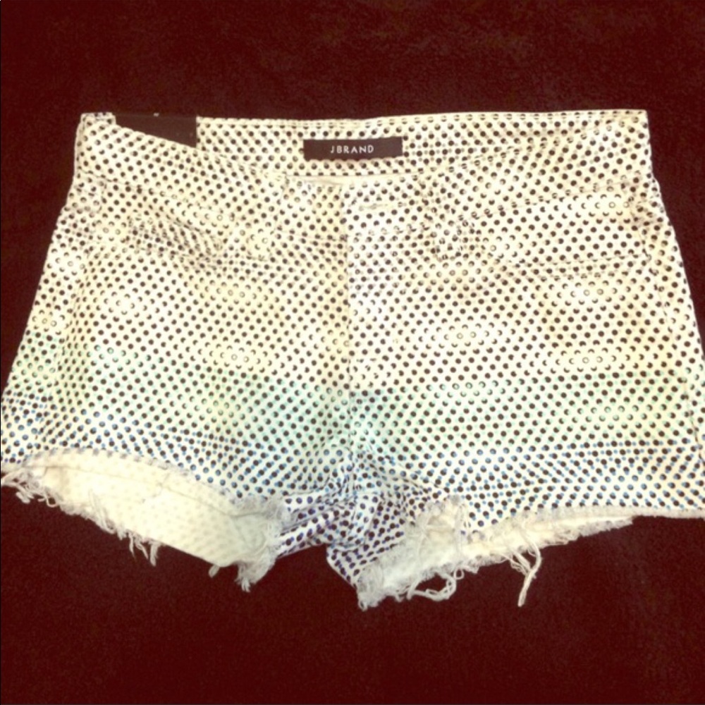 J Brand Ombré Dot Shorts